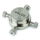 Restek Valco Fitting, Internal Cross, 1/16" tube, 0.25 bore, ea.