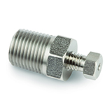 Restek Valco Fitting, Male Pipe to Valco Internal Adapter, 1/8"NPT male to 1/16"ZDV, 1.00mm bore, ea.