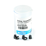 Two-Hole Vespel/Graphite Ferrules, 1/16" x 0.8mm ID, pk.5