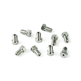 Restek Valco Fitting, Nut, 1/16", Stainless Steel, pk.10