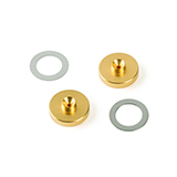 Restek Inlet Seals, 0.8mm Gold Plated Cross Disk for Agilent GCs, pk.2