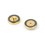Restek Inlet Seals 0.8mm Gold-Plated Dual Vespel Ring, pk.2
