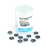 Restek Inlet Seals 1.2mm Siltek Dual Vespel Ring, pk.10