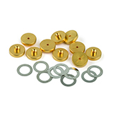 Restek Inlet Seals, 1.2mm Gold Plated For Agilent GCs, pk.10
