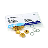 Inlet Seals, 0.8mm Gold Plated For Agilent GCs, pk.10