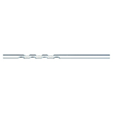 Restek Baffled Glass Liner 1.5mm x 3.0 x 71 for Agilent GCs IP Deactivated, pk.10