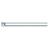 Restek Single Taper (Gooseneck) Splitless Liner 4mm x 6.5 x 78.5 for Bruker/Varian GCs IP Deactivated, pk.5