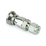 Restek Parker Fitting, 1/4" Female Quick Coupling with Shutoff, Stainless Steel, ea.