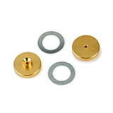 Restek Inlet Seals, 0.8mm Gold Plated, for Thermo 1300 and 1310 GCs, pk.2