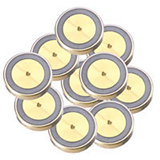 Restek Gold Plated Inlet Seal, Dual Vespel Ring, 0.8mm, for Thermo 1300 and 1310 GCs, pk.10