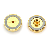 Gold Plated Inlet Seal, Dual Vespel Ring, 1.2mm, for Thermo 1300 and 1310 GCs, pk.2