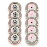 Restek Siltek Inlet Seal, Dual Vespel Ring, 1.2mm, for Thermo 1300 and 1310 GCs, pk.10