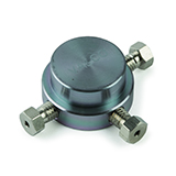 Restek Valco Fitting, 1/16" Zero Dead Volume Tee, Siltek/Sulfinert Treated, ea.