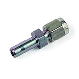 Restek Swagelok Fitting, 1/4" to 1/8" Tube End Reducer, Siltek/Sulfinert Treated, Swagelok # SS-200-R-4, ea.