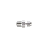 Restek Swagelok Fitting, 1/16" to 1/8" NPT Male Connector, Stainless Steel, pk.2