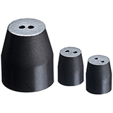 Two-Hole Vespel/Graphite Ferrules, 1/16" x 0.4mm ID, pk.5
