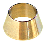 Restek Swagelok Fitting, 1/8" Front Ferrule, Brass, pk.40