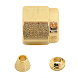 Restek Swagelok Fitting, 1/4" Nut & Ferrule Set, Brass, pk.20