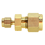 Restek Swagelok Fitting, 1/4" to 1/8" Reducing Union, Brass, pk.5