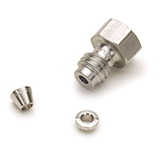 1/16" SS Fitting, Front and Back Ferrules, pk.10