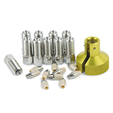 EXP2 Fitting, 10 nuts, 10 ferrules, 1 driver For 1/16" OD SS Tubing, ea.