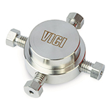 Restek SS Valco Cross 0.25mm Bore, 1/16" 10-32, 20000psi, ea.
