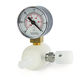 Vacuum Gauge and Bleed Valve for Resprep QR Vacuum Manifolds, ea.