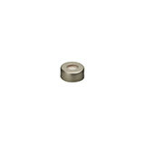 13mm Aluminum Crimp Seal (silver) with Septa PTFE/Silicone, pk.100