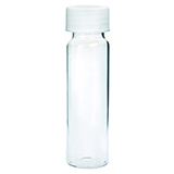 Restek Pre-Cleaned VOA vials, 40ml CLEAR Pre-Cleaned VOA vials Open Top with 0.125" PTFE/Silcone Septa, pk.72