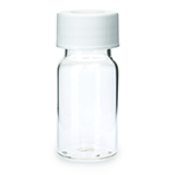 Restek Pre-Cleaned VOA vials, 20ml CLEAR Pre-Cleaned VOA vials Open Top with 0.125" PTFE/Silcone Septa, pk.72