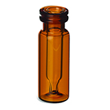 300µl Crimp-Top Interlock Vial (amber), pk.100