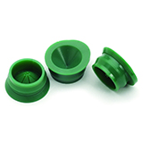 Versa Vial Plug Polyethylene (green), pk.100
