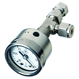 Restek Soil Gas Sampling Kit, 20 minute sampling kit, Tee fitting with 0.0065" orifice, Stainless Steel