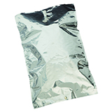 Restek Gas Sampling Bag, Multi-Layer Foil, 10L, 12"x22" with polypropylene combo valve & septum, 1 eyelet, pk.5