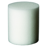Restek Large PUF Plug, unwashed, 6cm OD x 7.6cm length, pk.10