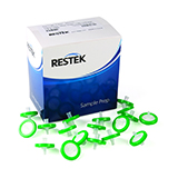 Restek 25mm Syringe Filter, 0.22um, PES, green, pk.100