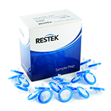 Restek 30mm Syringe Filter, 0.22um, PVDF, blue, pk.100
