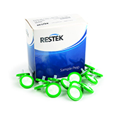 Restek 30mm Syringe Filter, 0.45um, PES, green, pk.100