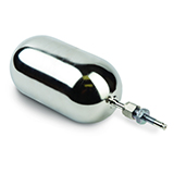 Restek Miniature Canister 400cc Siltek® with Siltek® treated quick-connect stem fitting, ea.