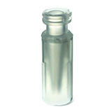 2.0ml Crimp-Top Plastic Vial w/100µL Polypropylene Insert, pk.100