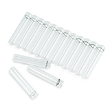350µl Insert (Glass, Flat Bottom w/ID Ring) for 2.0ml Short-Cap, Crimp-Top and Big Mouth Step Vials, pk.1000