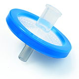 Restek 25mm Syringe Filter, 0.45um, PVDF, blue, pk.100
