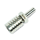 Female RAVEqc Valve to  1/4" Male Tube fitting, ea.
