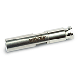 RAVEqc Male x 1/4" Tube Short (1.23")  (Requires a 1/4" nut/ferrule set  sold in 5 pks as cat# 23161), ea.