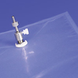 Restek Tedlar Bag with ONLY Single Push/Pull Valve 1 Liter capacity, 7" x 7", 10-pk, pk.