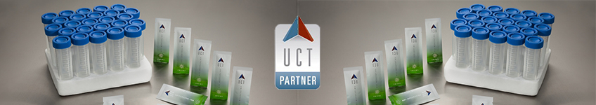 UCT QuEChERS Centrifuge Tubes Banner