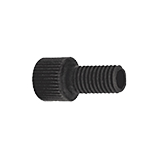 Nut, Polyacetal, Fingertight Color-Coded, 1/16" 1/4"-28, Black, type flangeless, pk.10