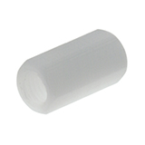 Union, Polyamide, 1/4"-28 Thread for 1/8" OD Tubing, through bore, body only, pk.5