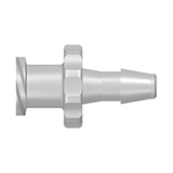 Adapter, PP, Luer female to 1/8" barbed, pk.10