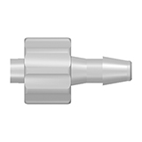 Adapter, PP, Luer male to 1/8" barbed, pk.10